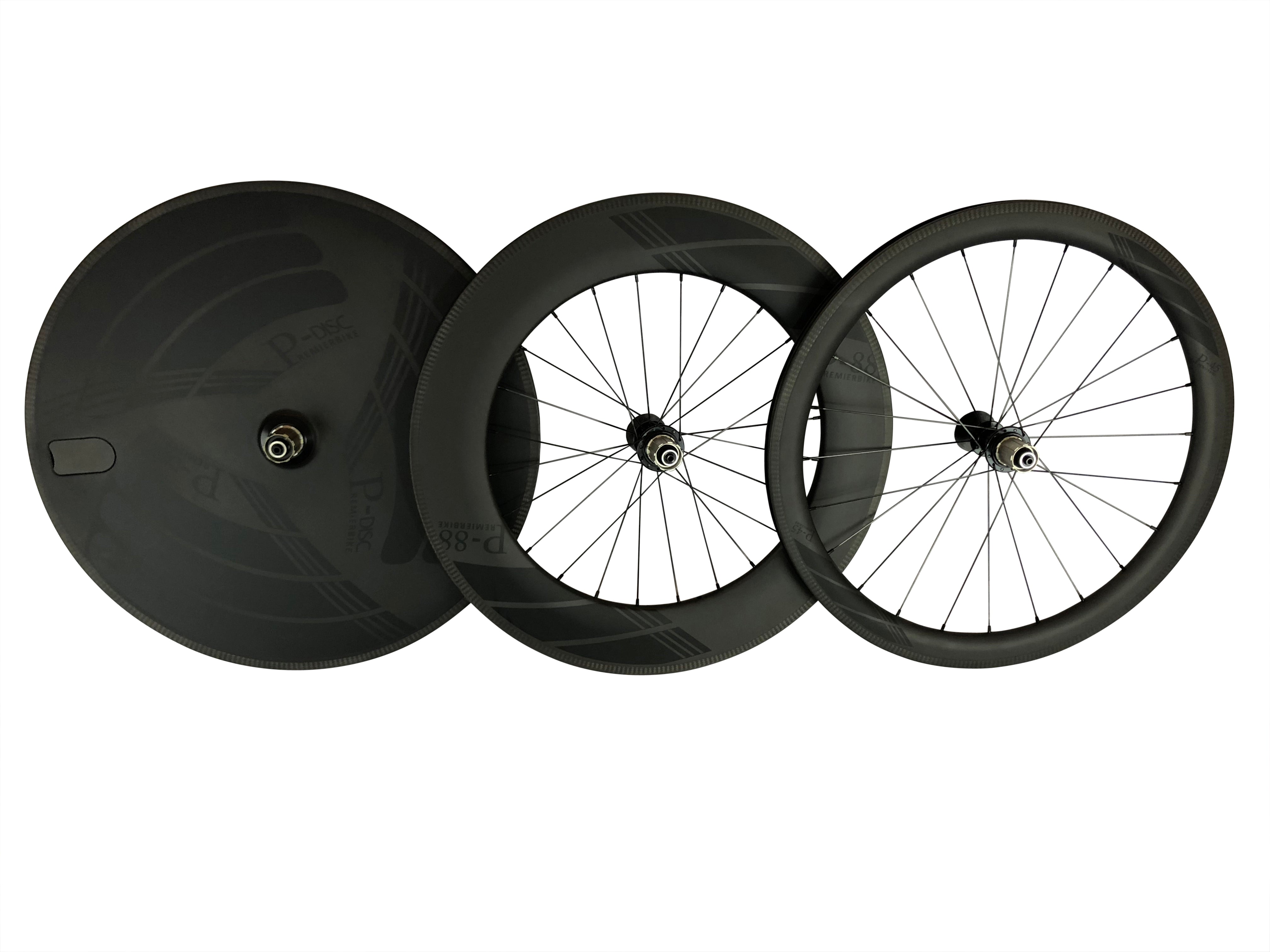 700c Rear Wheel Carbon Fiber (Tubeless or Clincher