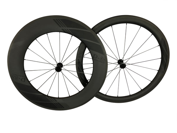 700c Front Wheel Carbon Fiber (Tubeless or Clincher)